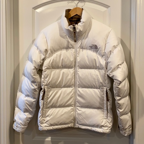 north face 700 white